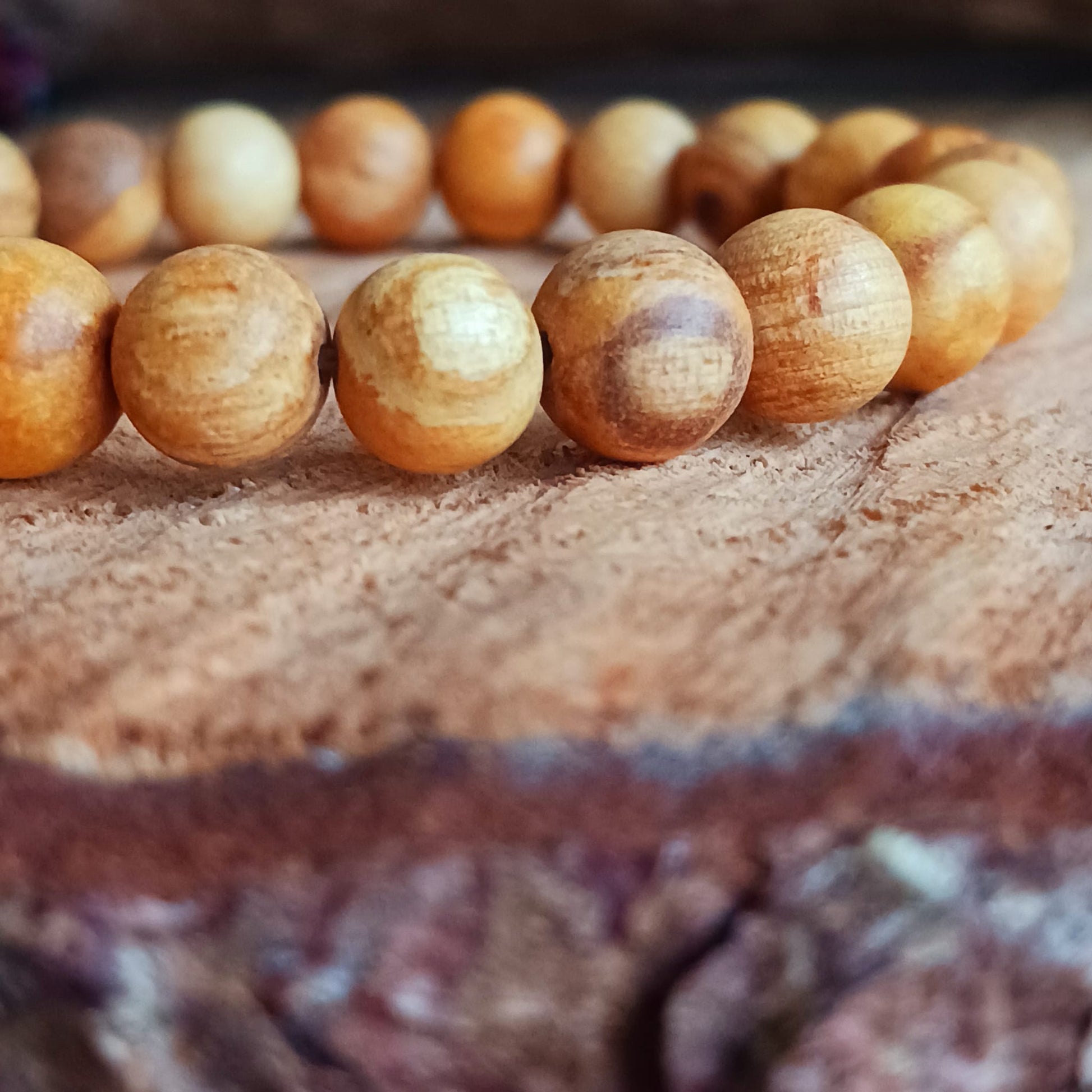 Palo Santo Wooden Bead Bracelet