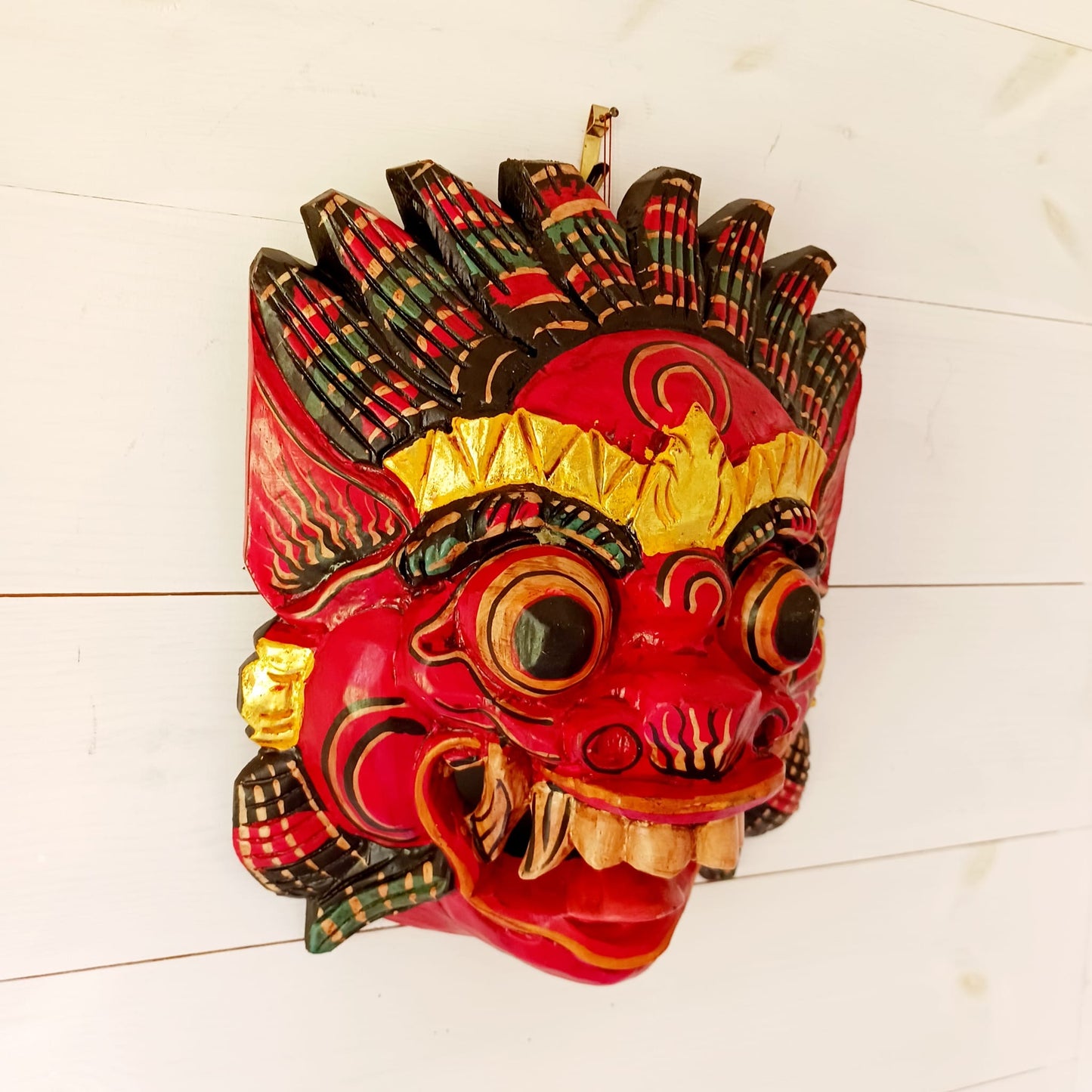 Handcarved Balinese Raksassa Mask