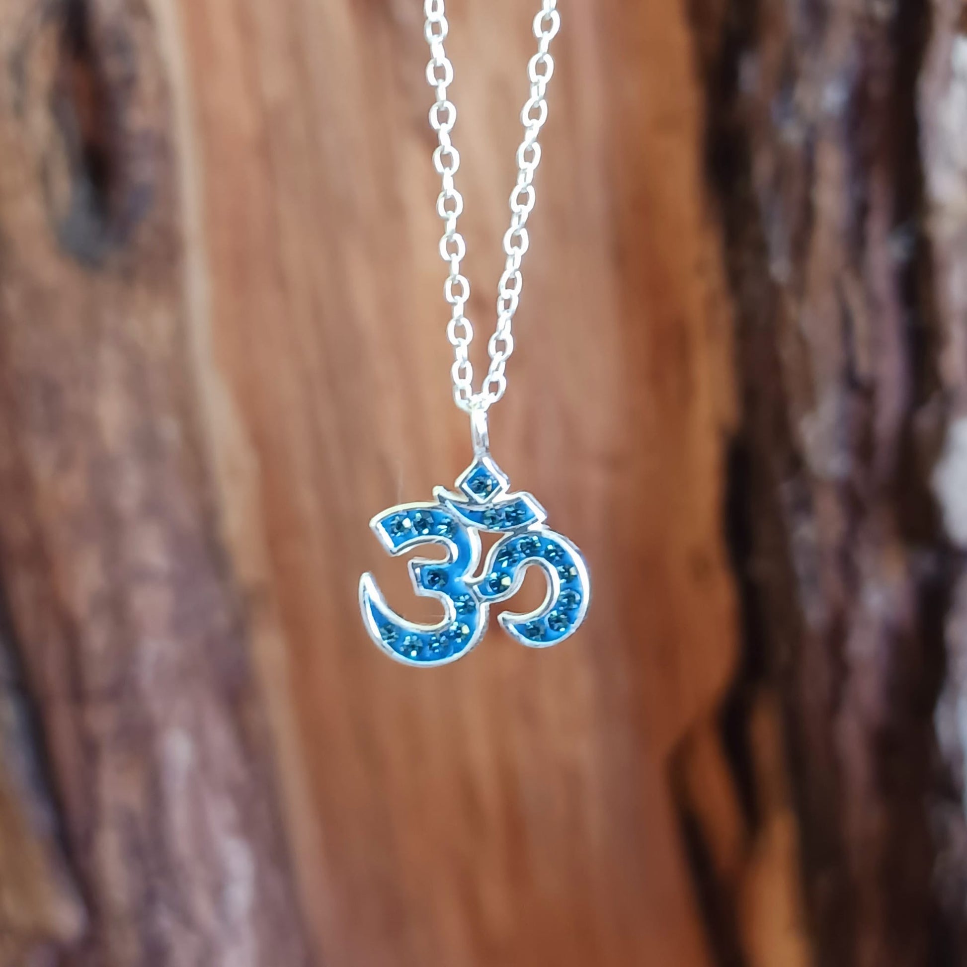 Om Symbol Pendant Necklace  | 925 Silver on solid 925 Silver chain