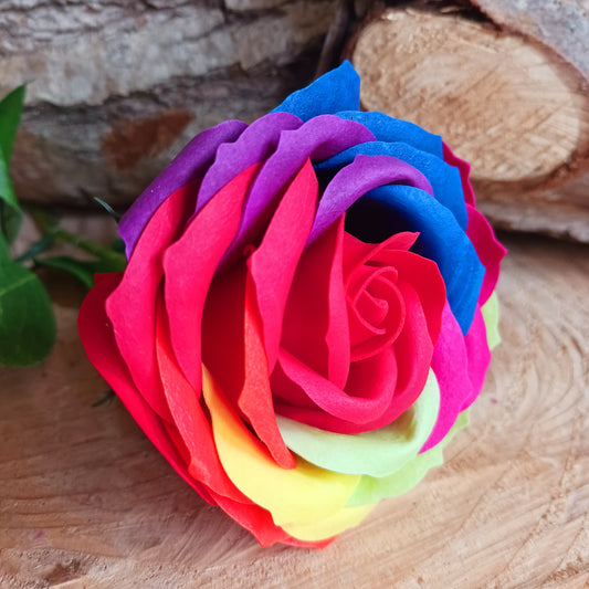 Luxury Rainbow Soap Flowers