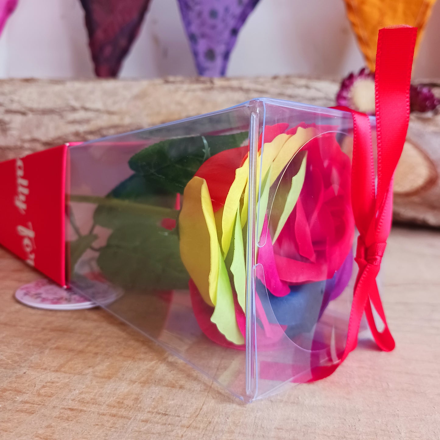 Luxury Rainbow Soap Flowers