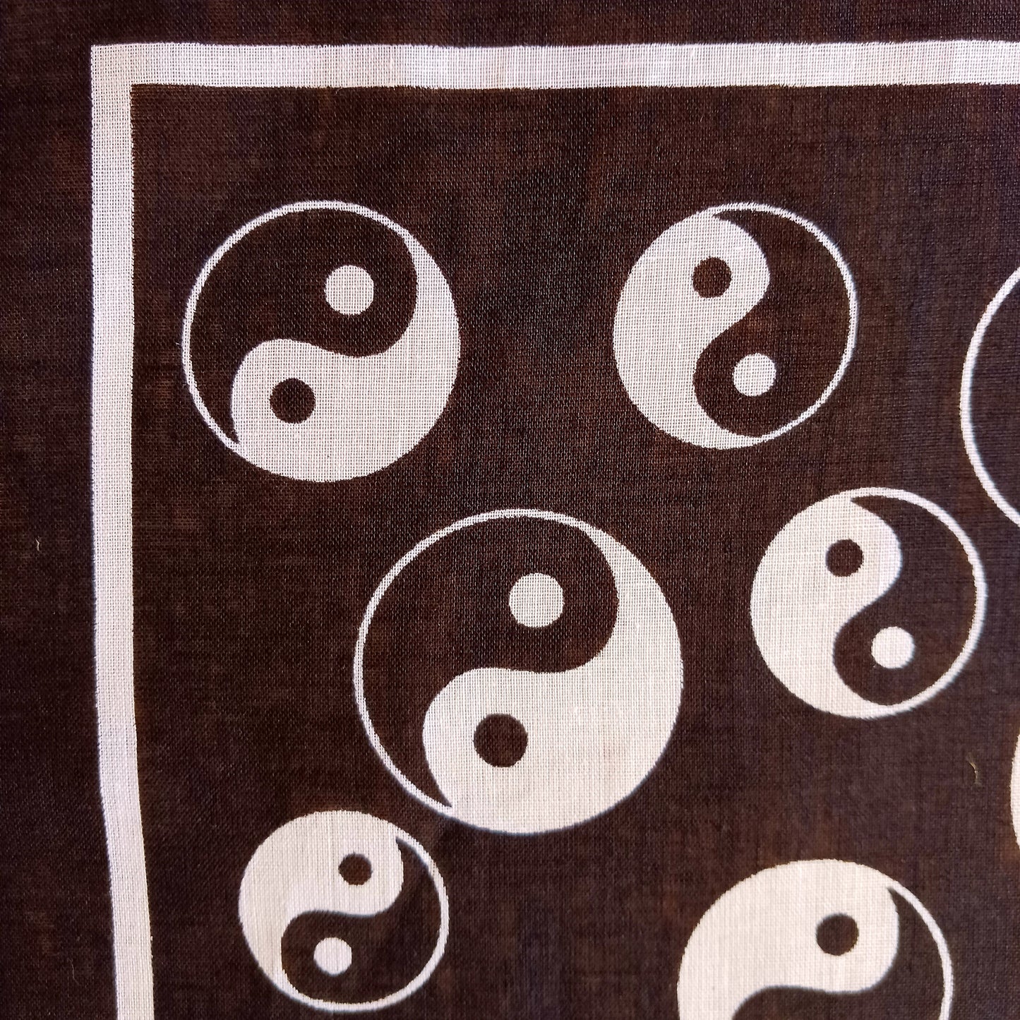 Yin Yang Black Bandana