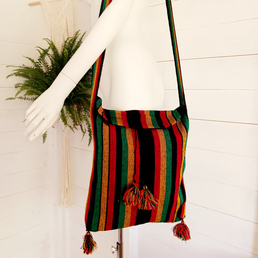 Mexican Vistoso Rasta Shoulder Bag