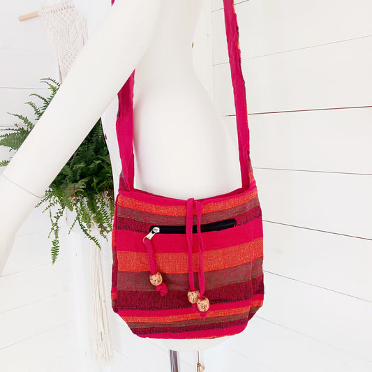 Nepal Sling Bag | Sunset Red