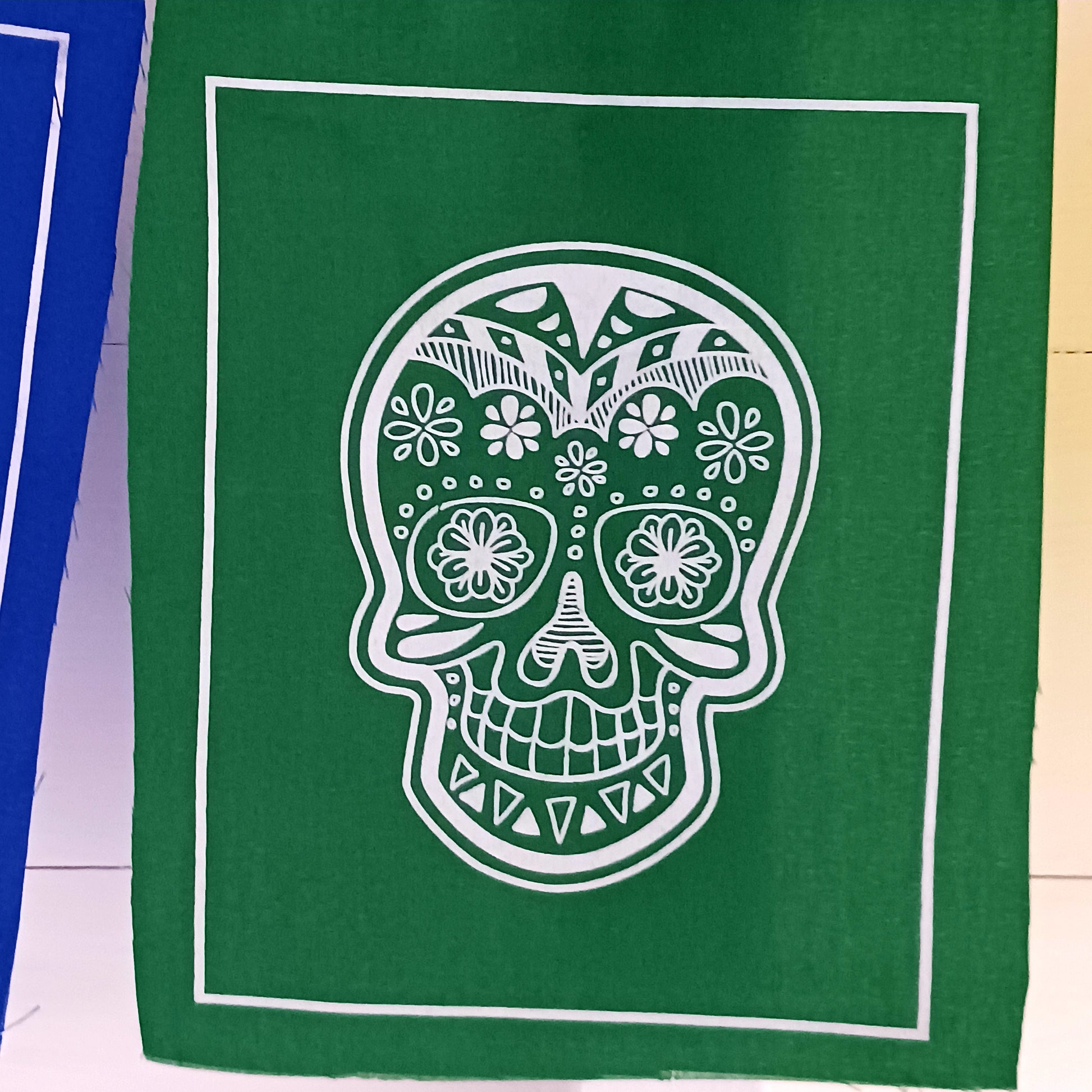 These bright Sugar Skull prayer flags will bring a small piece of colorful Mexican culture to your home.