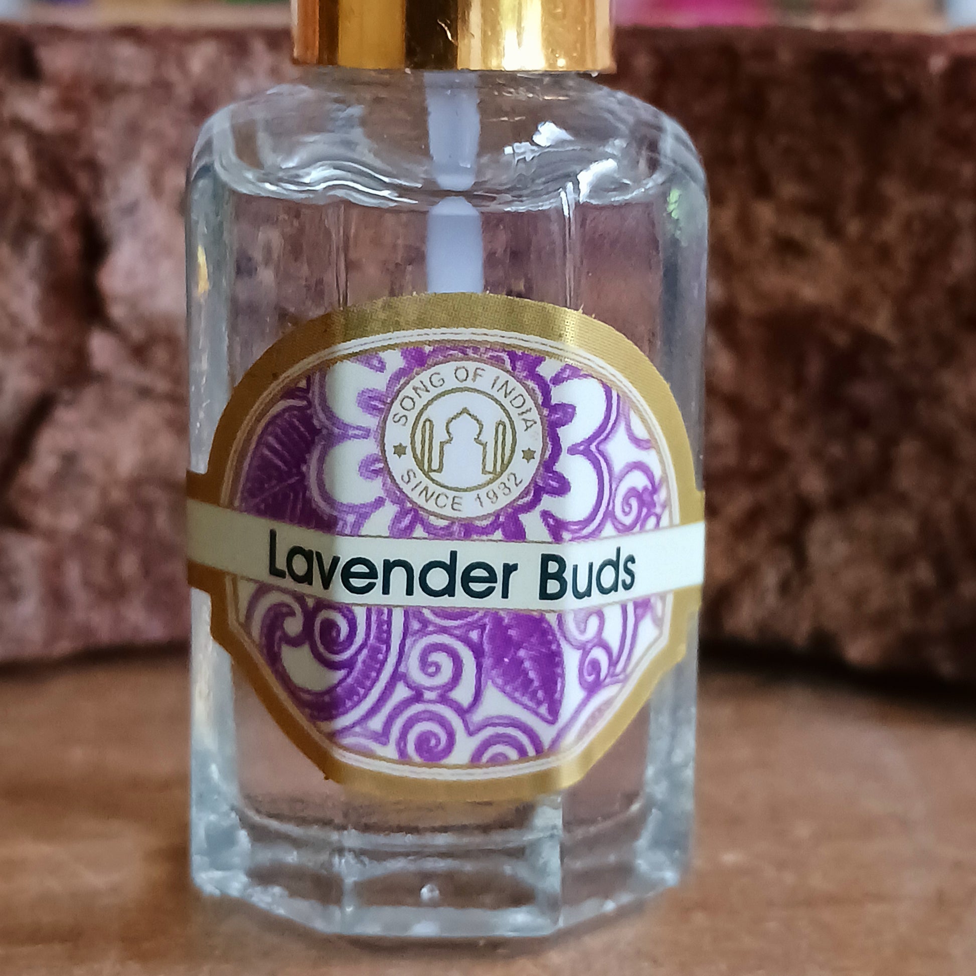 This Song of India Lavender Ayurveda Fragrance Oil is made with pure Essential Oils extracted from Lavender buds, flowers, leaves, roots and wood. As the aroma gets older it matures and becomes darker, thicker and even more pleasant in fragrance. A beautiful hand made gift that arrives wrapped and ready to receive.