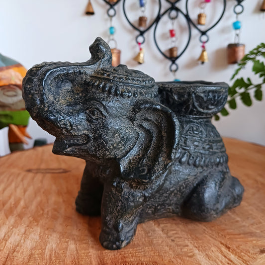 The Elephant Incense & Candle Holder makes an excellent gift for those who appreciate the spiritual and meaningful decor. It is suitable for a variety of occasions, from birthdays to housewarming parties.