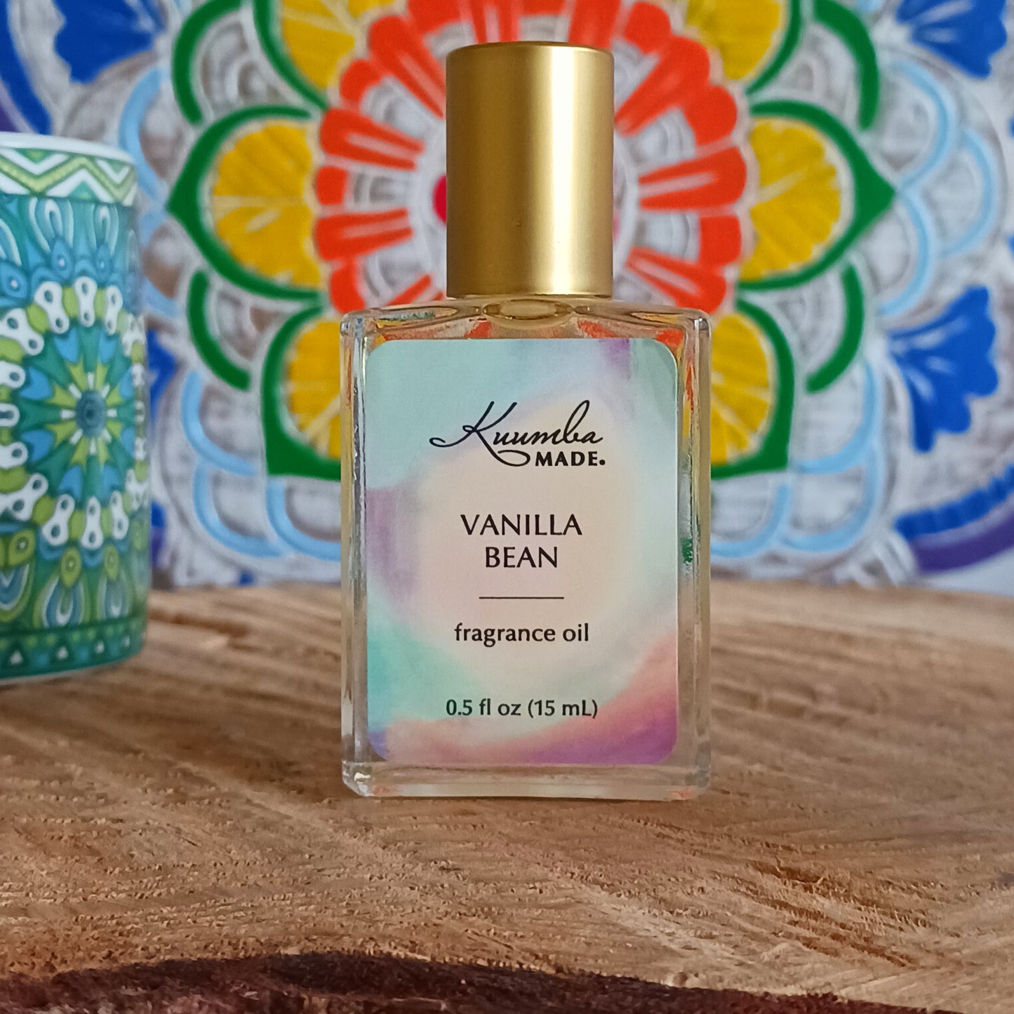 This Vanilla Bean fragrance is alluring yet calming. The beans of the vanilla orchid are exotic yet familiar. Kuumba Made is a company based in Arizona, USA that have been creating natural and organic body care products for over 25 years. The herbs and flowers they use in their products are grown in their own organic garden, on certified organic farms or ethically wild harvested.