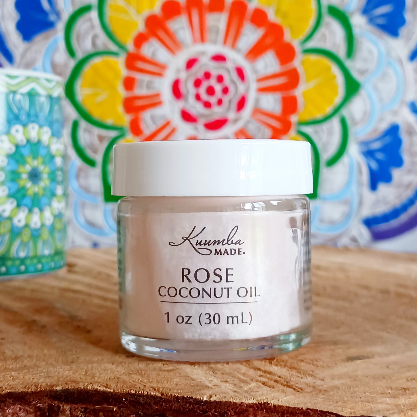 This Rose Coconut Oil is rich in antioxidants and gives the skin a vibrant, youthful glow. Use as a multipurpose moisturiser to revitalise dry skin and as a nourishing treatment mask for radiant, shining hair. Put a spoonful into a hot bath for a relaxing bathing experience. It can also be used as an intimacy-enhancing massage oil.