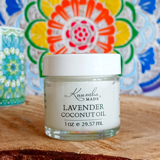 This Lavender Coconut Oil is rich in antioxidants and gives the skin a vibrant, youthful glow. Use as a multipurpose moisturiser to revitalise dry skin and as a nourishing treatment mask for radiant, shining hair. Put a spoonful into a hot bath for a relaxing bathing experience. It can also be used as an intimacy-enhancing massage oil.