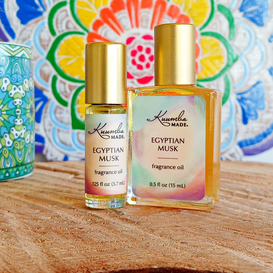 These Egyptian Musk fragranced oils are highly concentrated and wonderful scents. They are all natural, quality products, Fairtrade and are not tested on animals.