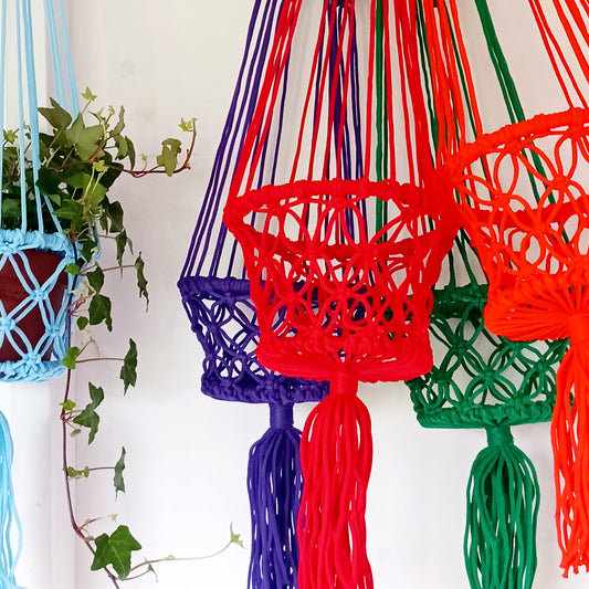 Macrame Plant Hangers | Various Colours