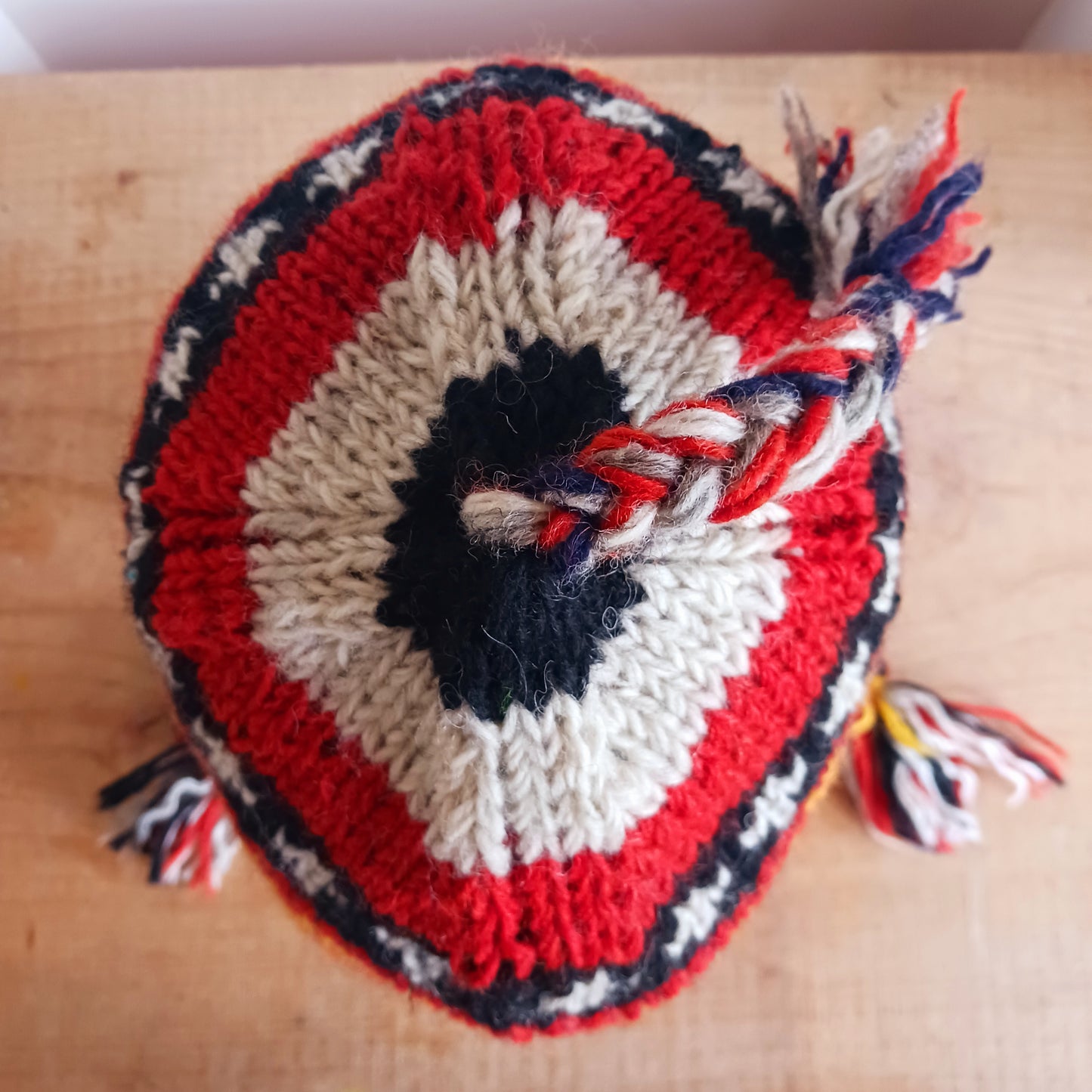 Chunky wool earflap hats hand made in Nepal with fleece lining for extra warmth and comfort, this handmade hat is awesomely warm.