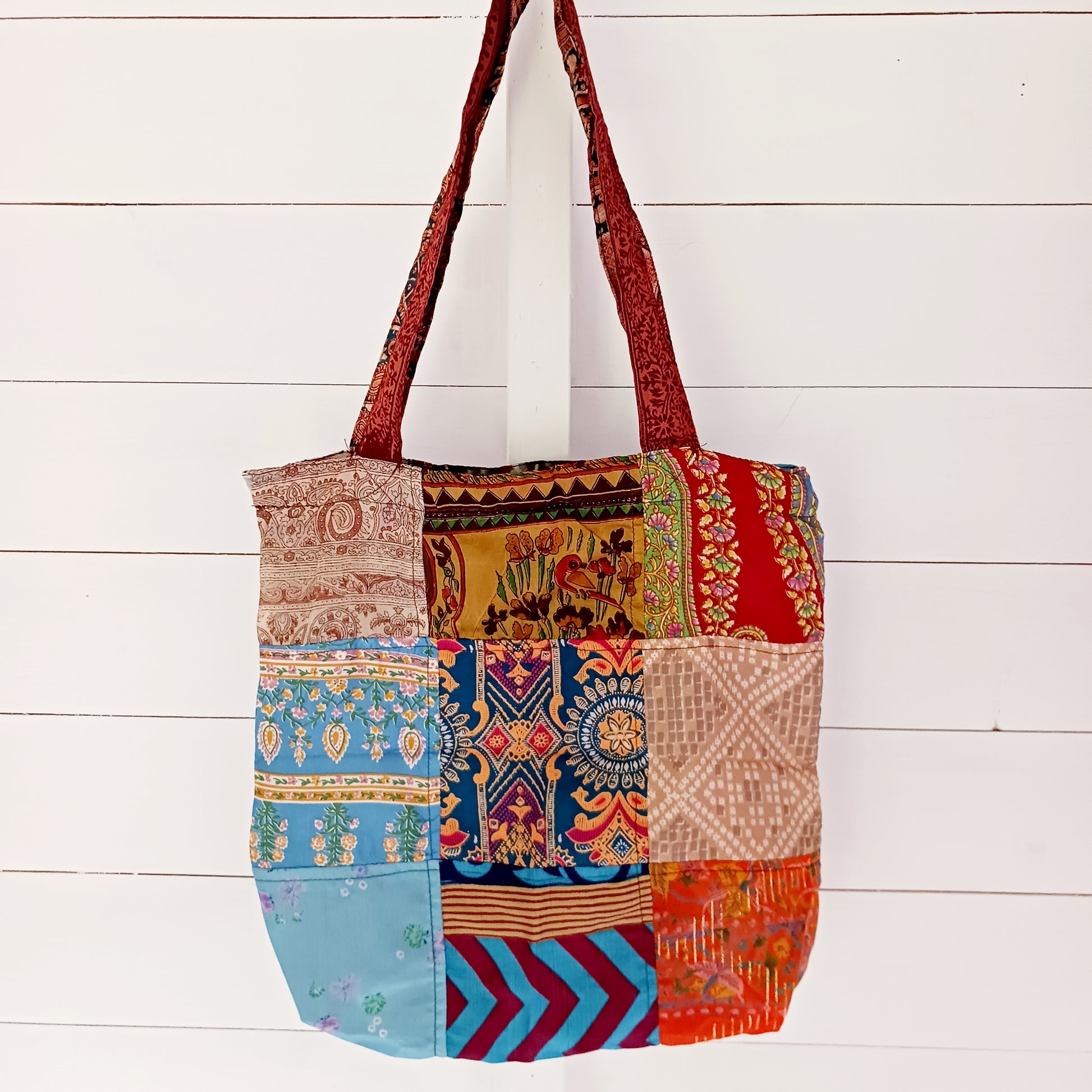 Recycled Sari Tote Bag