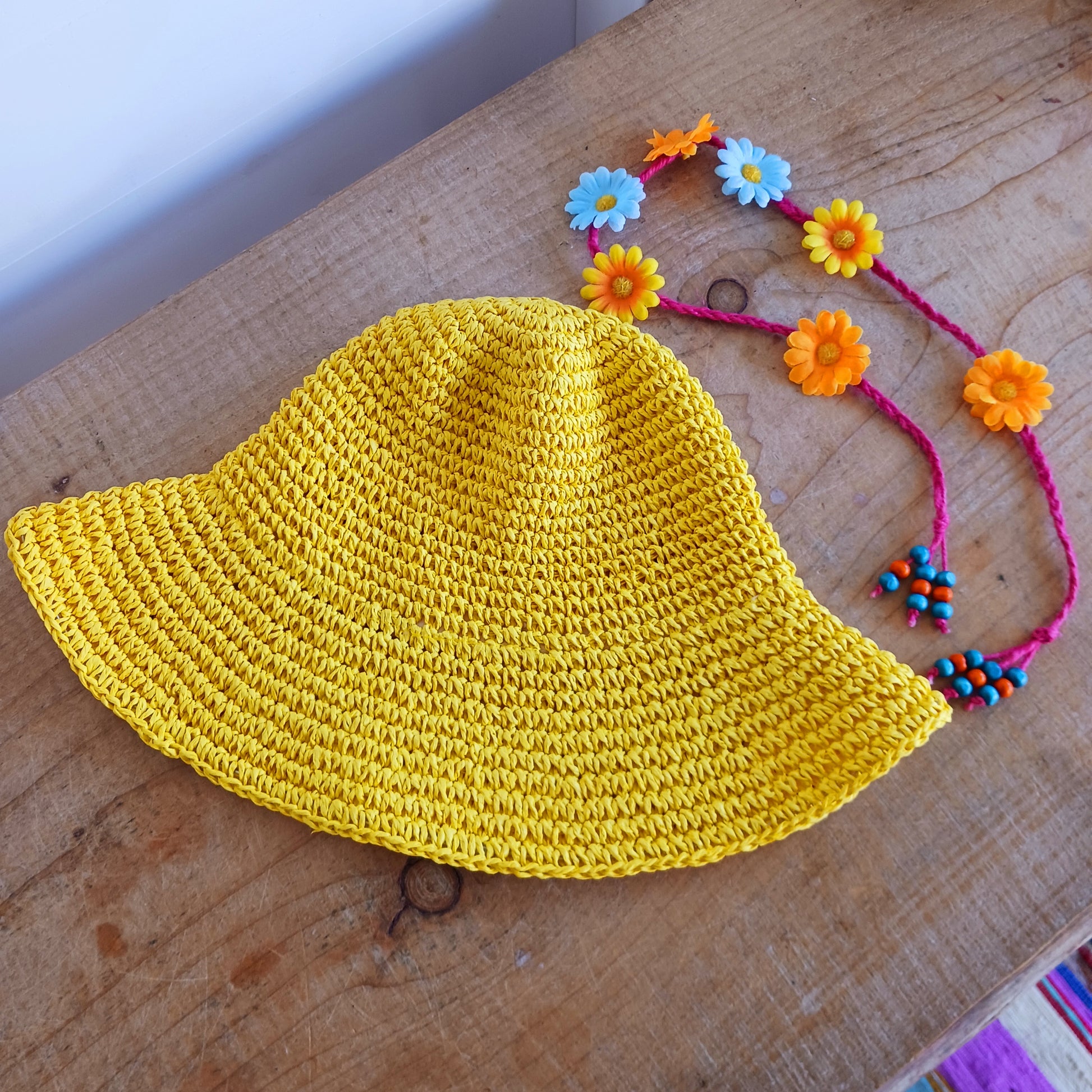 Bring effortless style and sun-safe comfort to your holiday wardrobe with this Floppy Straw Sun Hat in vibrant yellow. This delightful hat features a soft, flowing brim that drapes elegantly, creating a relaxed, free-spirited look perfect for travel, beach days, or casual outings.