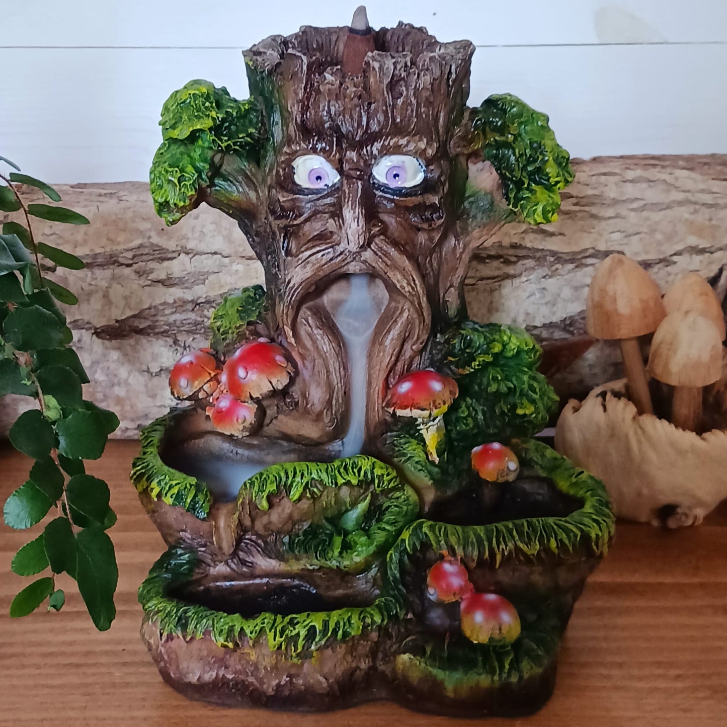 Green Tree Man Backflow Incense Burner