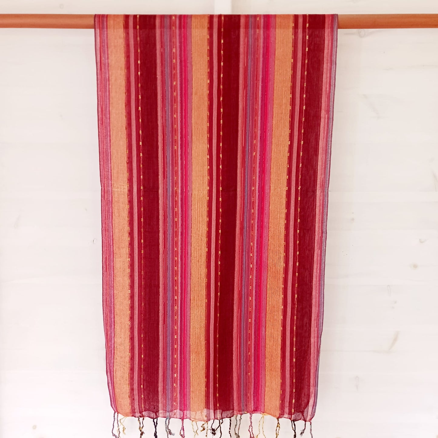 Indian Boho Scarves | Red