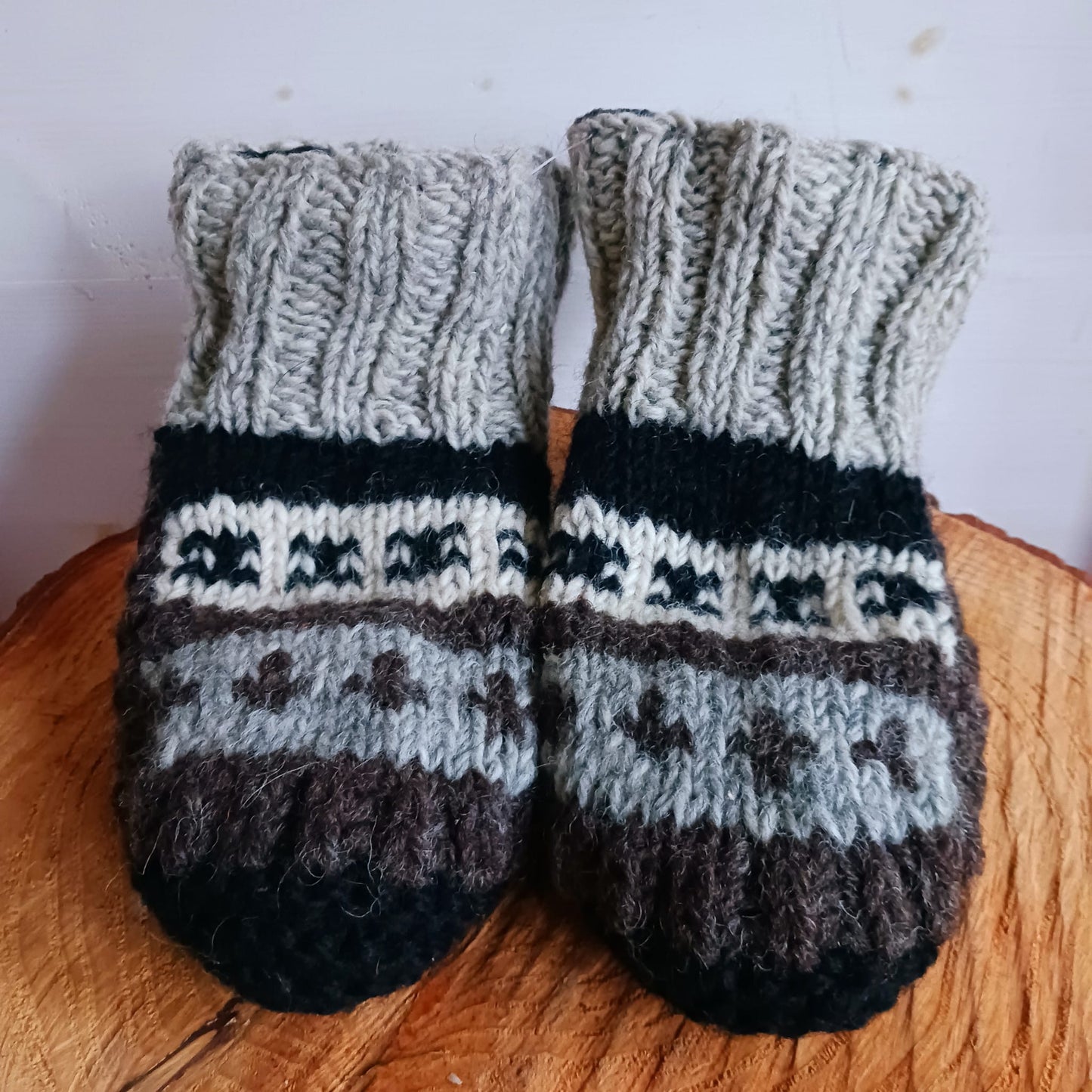 Nepalese Woollen Slipper Socks