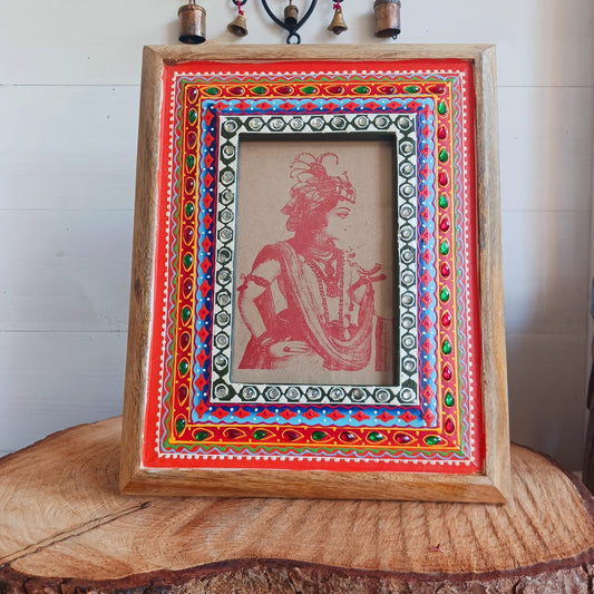 Sankalaka Hand Painted Indian Photo Frame