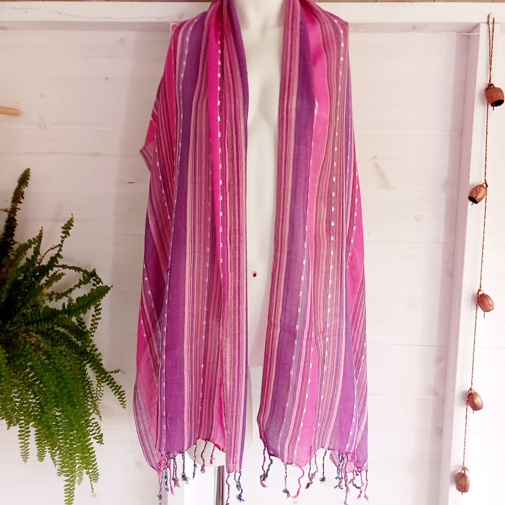 Indian Boho Scarves | Pink