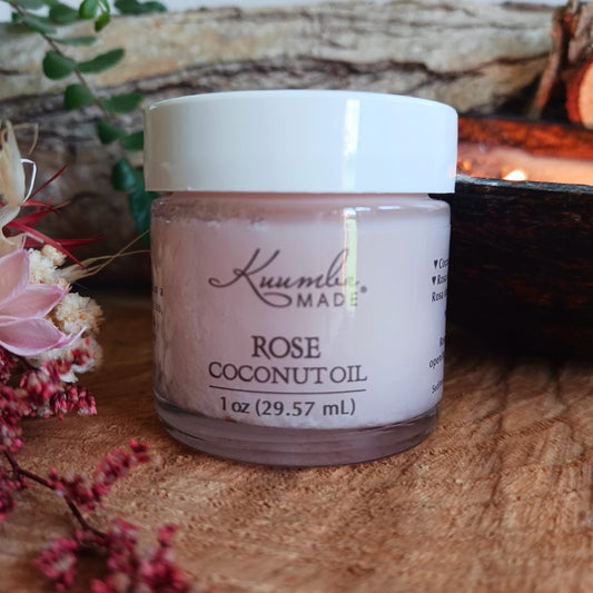 Kuumba Made Rose Coconut Oil 1oz