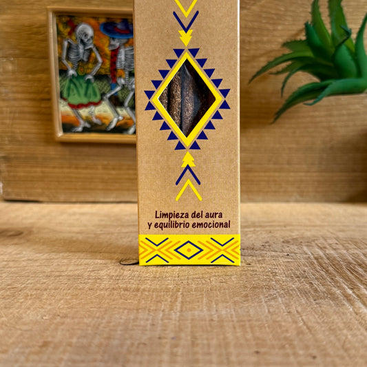 Enter the heart of the rainforest with Mystic Spirits Amazonian Palo Santo, a sacred wood revered by shamans and healers of South America. Each stick carries the essence of the Amazon, where Palo Santo has been used for centuries in cleansing rituals, ceremonies, and healing practices.