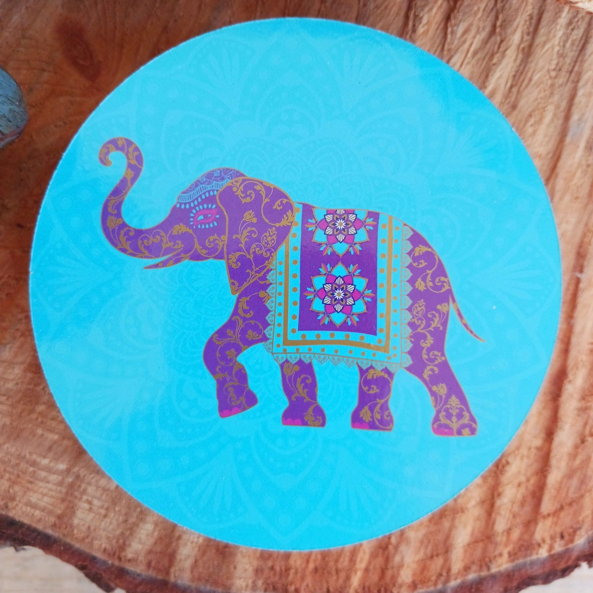 Indian Elephant Design | Set of Coasters