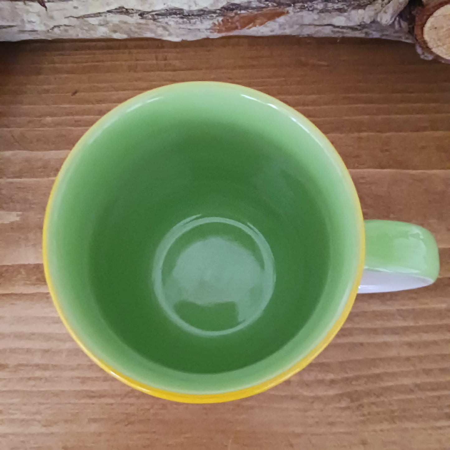 Hand Painted Rainbow Stripe Mug 284ml (approx.)