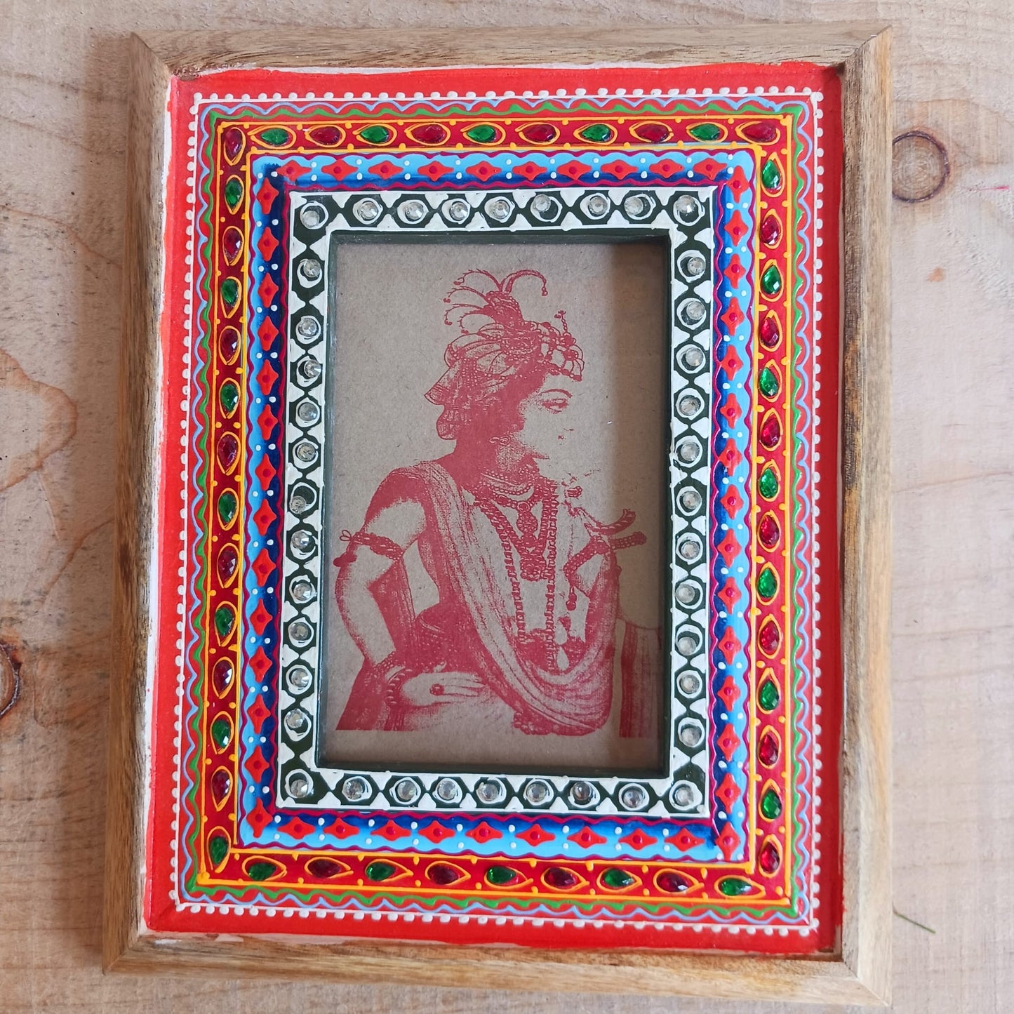 Sankalaka Hand Painted Indian Photo Frame