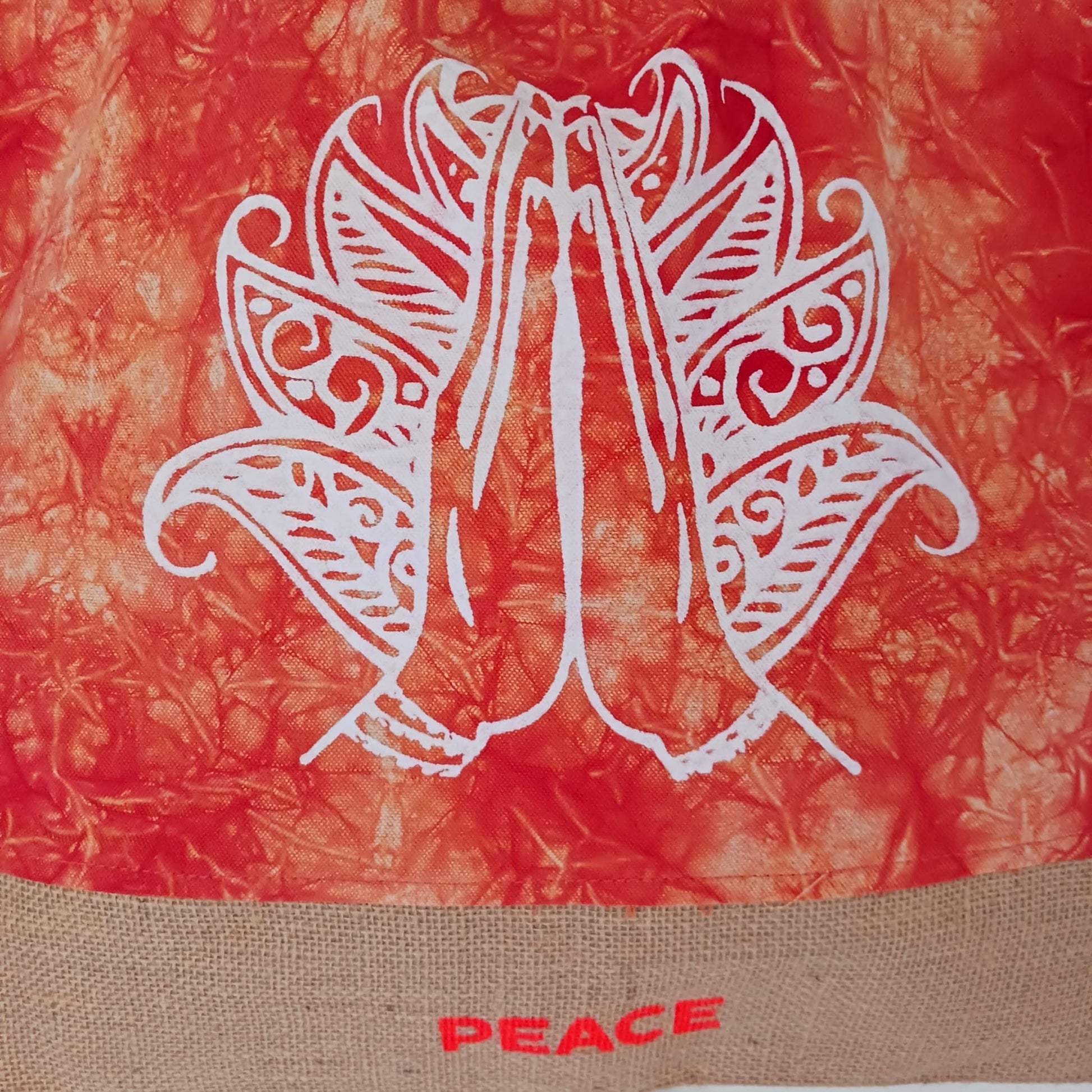 Namaste Peace Eco Jute Shopping | Beach Bag