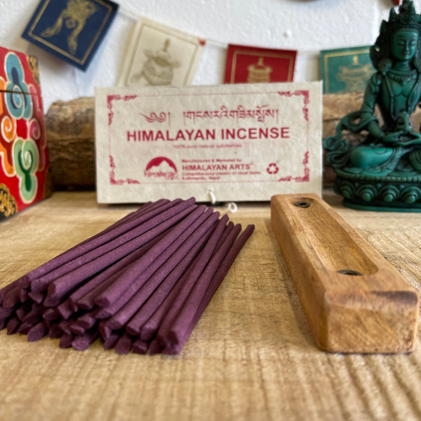 Himalayan Incense Holder& lokta Paper Box