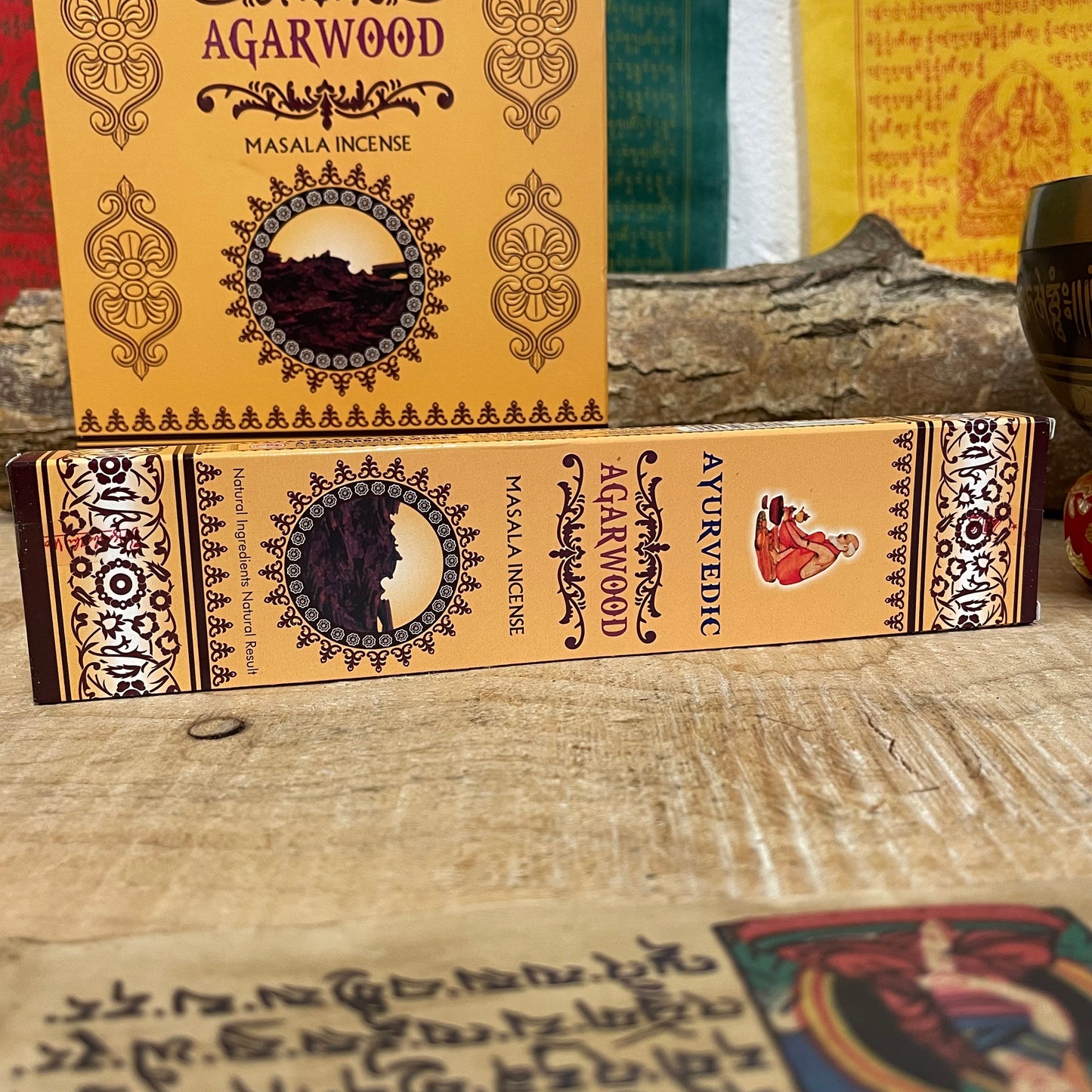 Ayurvedic Agarwood masala incense sticks offer a pure and natural aroma, made with a thoughtful blend of essential oils and all-natural ingredients including premium resins, oils, herbs, petals, and honey. The rich, warm scent of amber is ideal for creating a soothing atmosphere perfect for meditation, yoga, and spiritual cleansing. These incense sticks promote&nbsp; relaxation and help cultivate a harmonious environment, supporting overall well-being