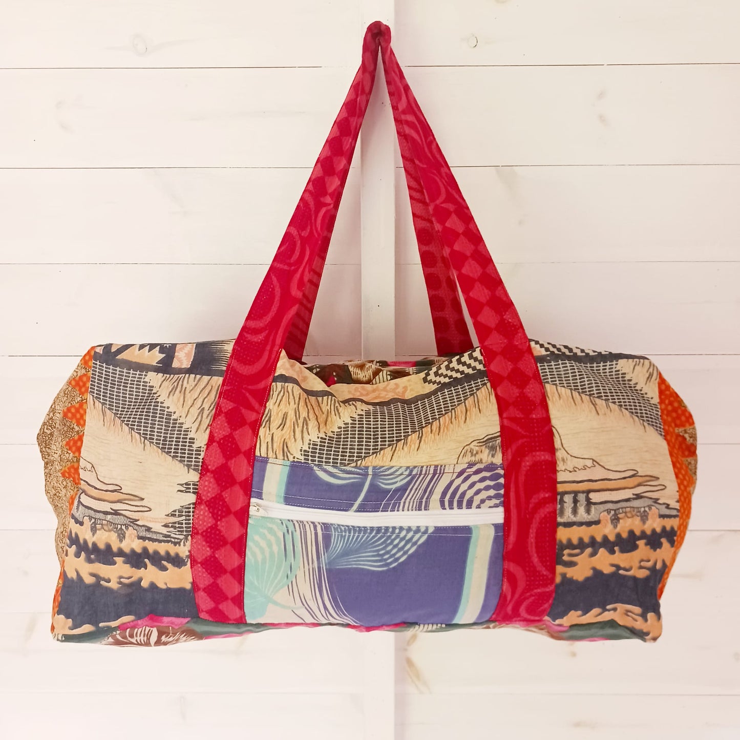 Recycled Sari Holdall Weekend | Overnight Bag