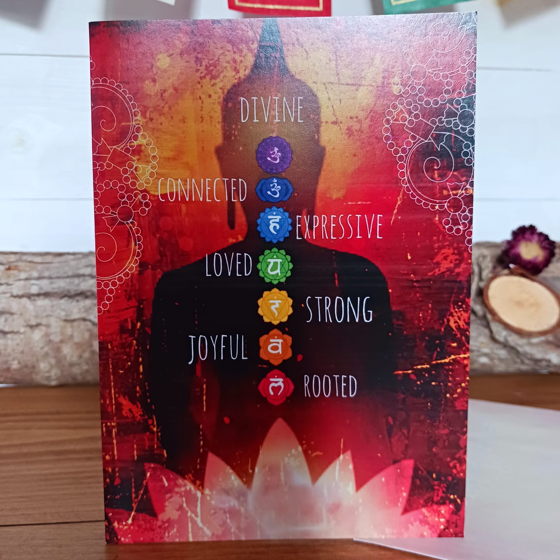 Divine Connected Inspirational Card | Blank