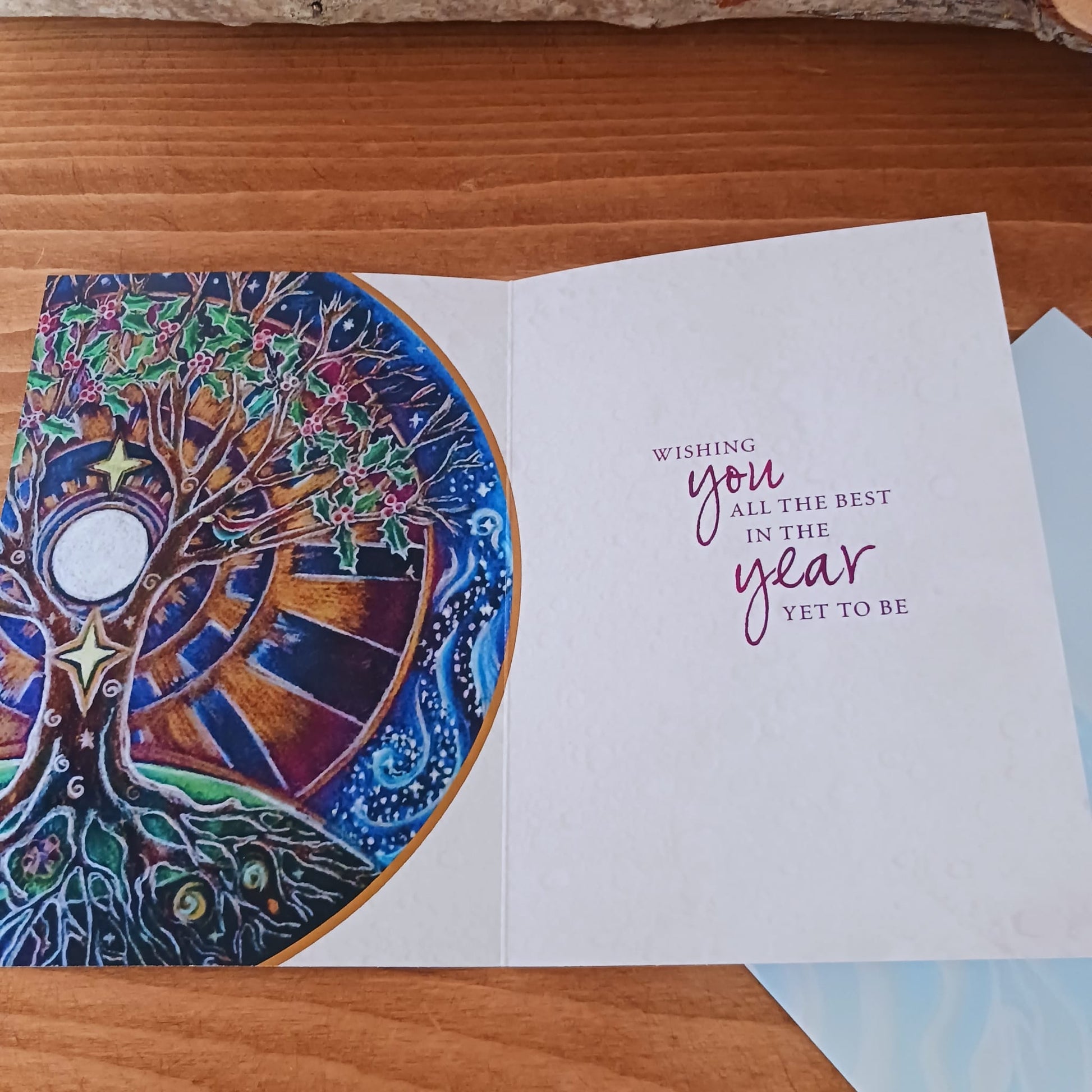 Winter Solstice Mandala Greeting Card