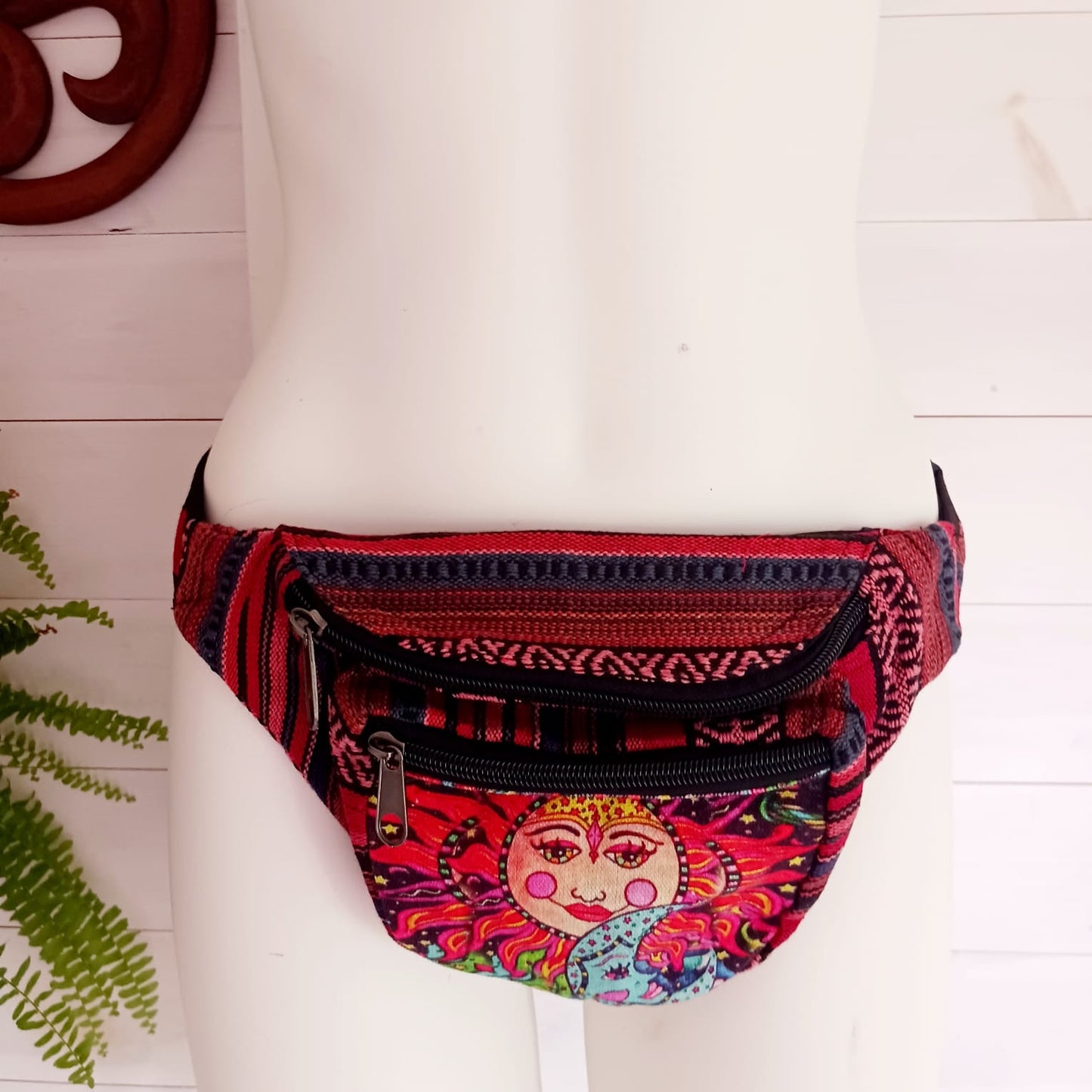 Sun Bum Bag/Hip bag Festival Bum bag | 3 zipped Compartments