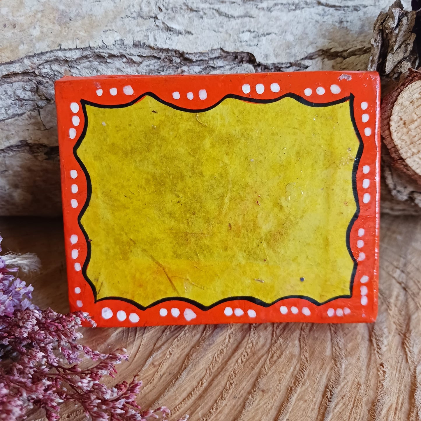 Madhubani Mithila Pocket Vanity Mirror | Handmade