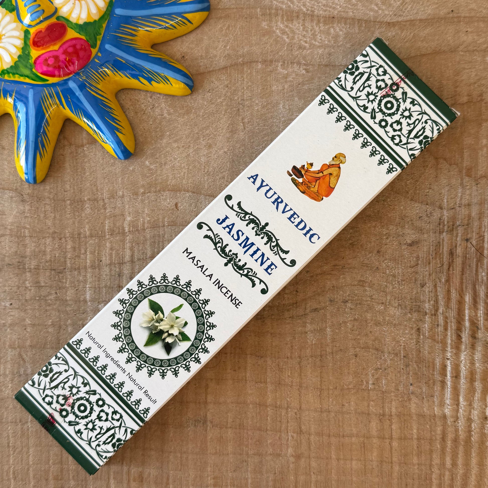Ayurvedic masala jasmine incense sticks floral uplifting scent