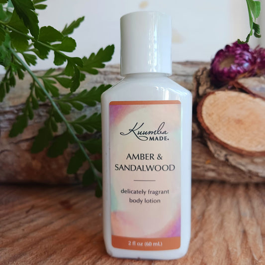 Amber & Sandalwood Body Lotion | Kuumba Made