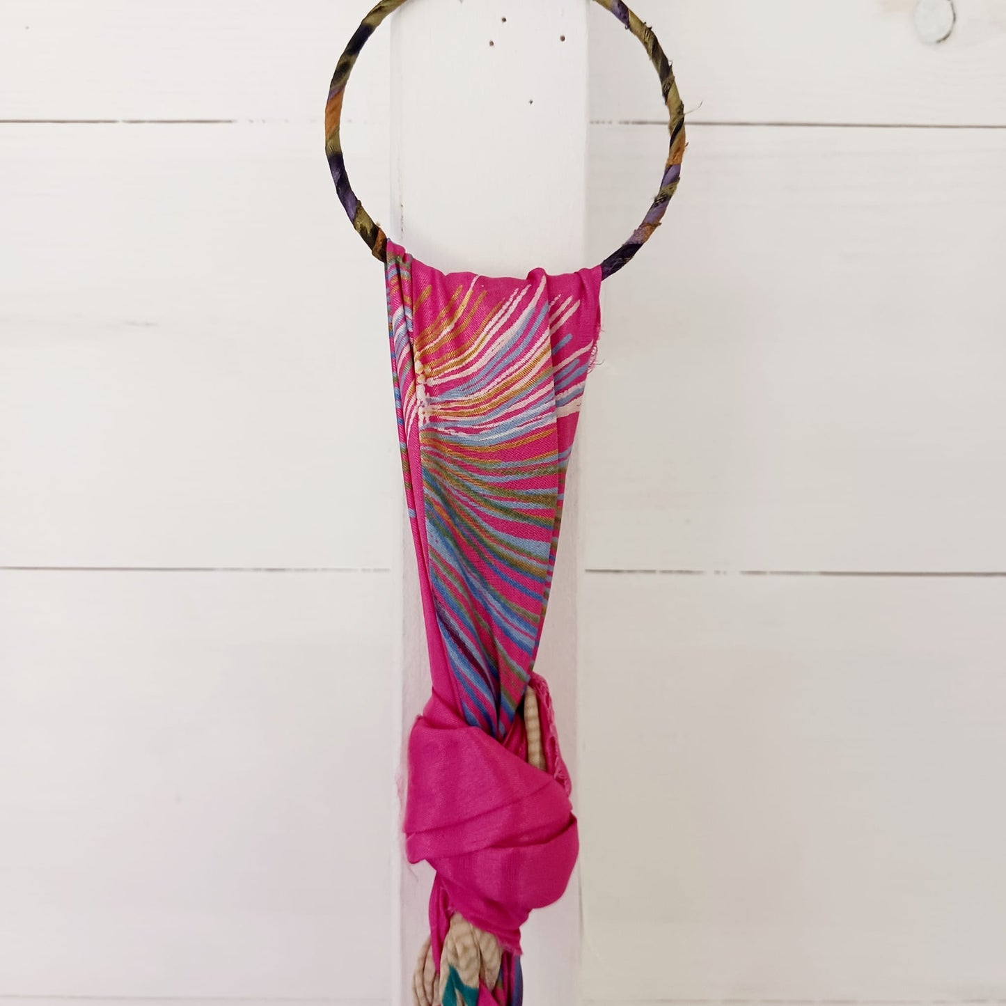 Recycled Sari Plant Hangers (Large)