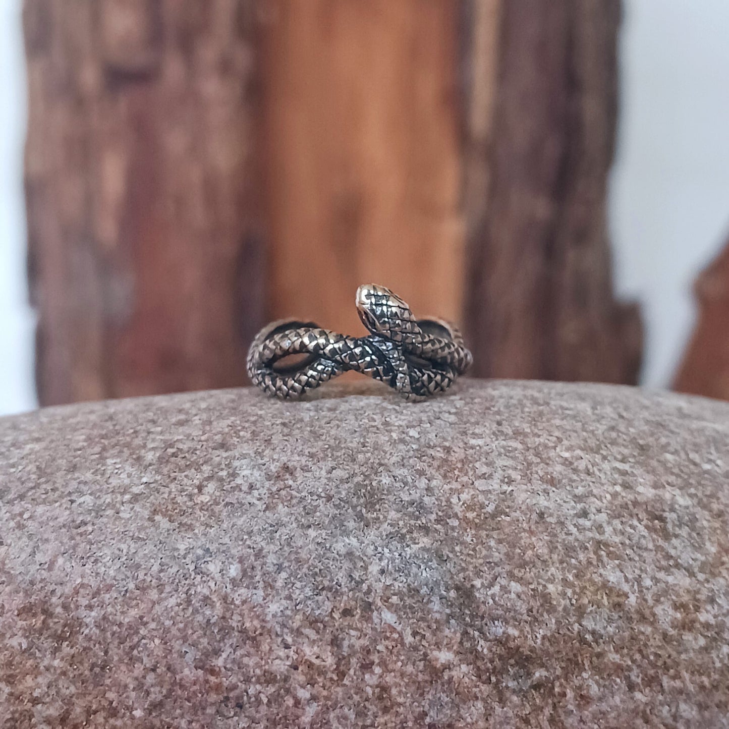 Snake Toe Ring | Solid Silver adjustable Toe Ring