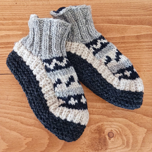 Nepalese Woollen Slipper Socks