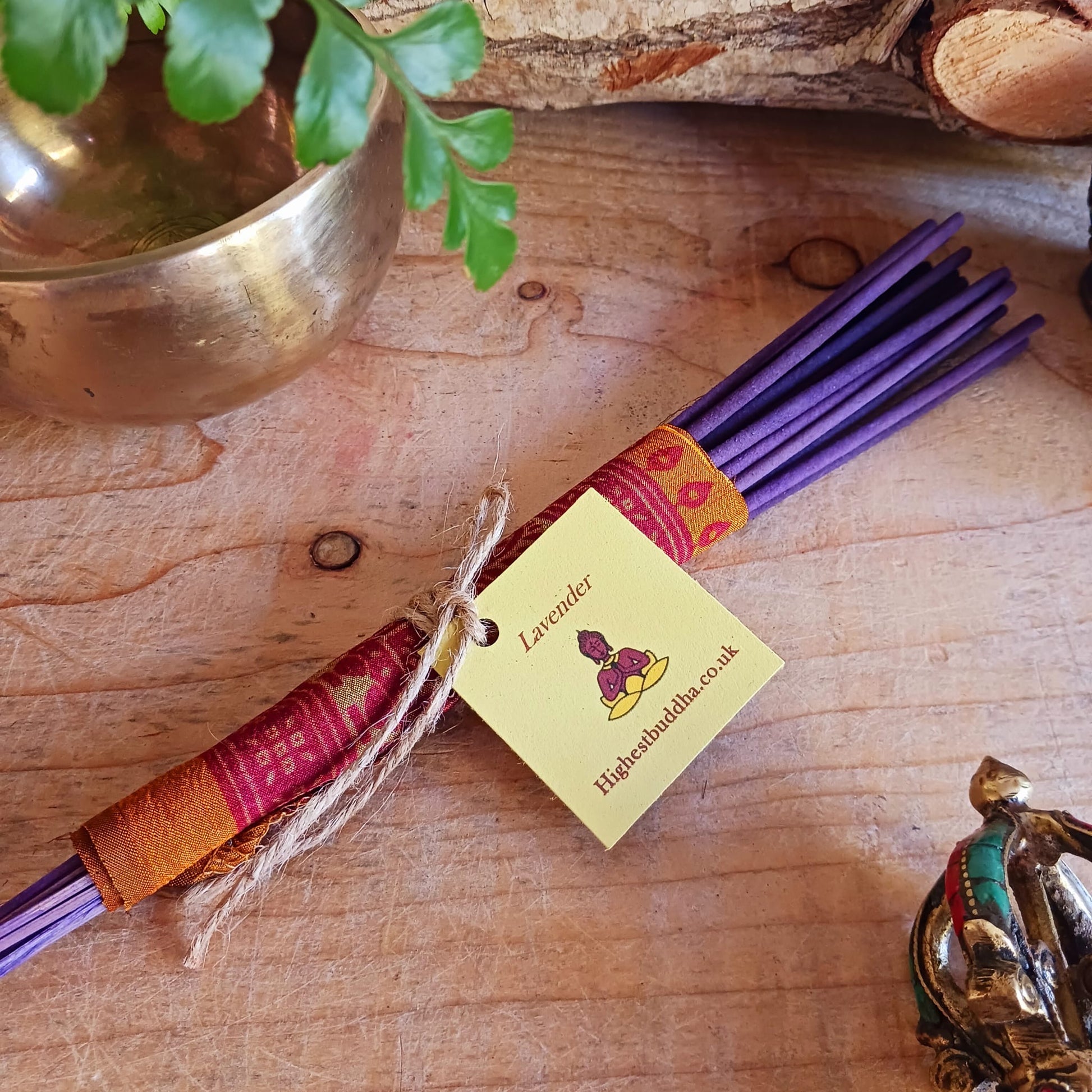 Handmade Indian Incense Sticks | 25 Sticks Lavender