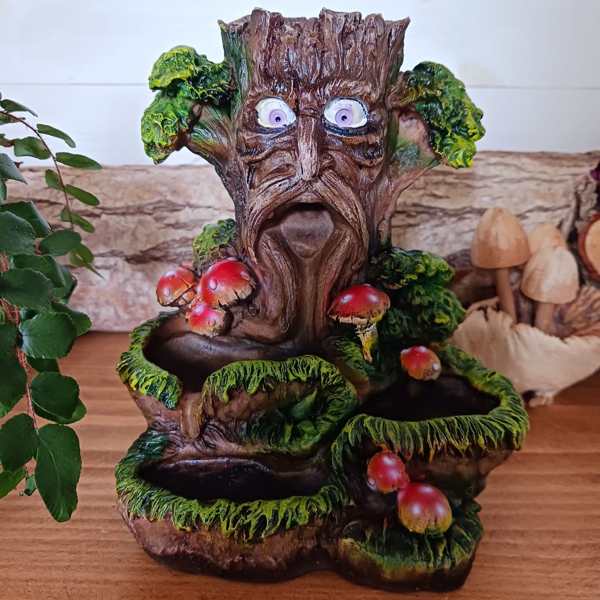 Green Tree Man Backflow Incense Burner