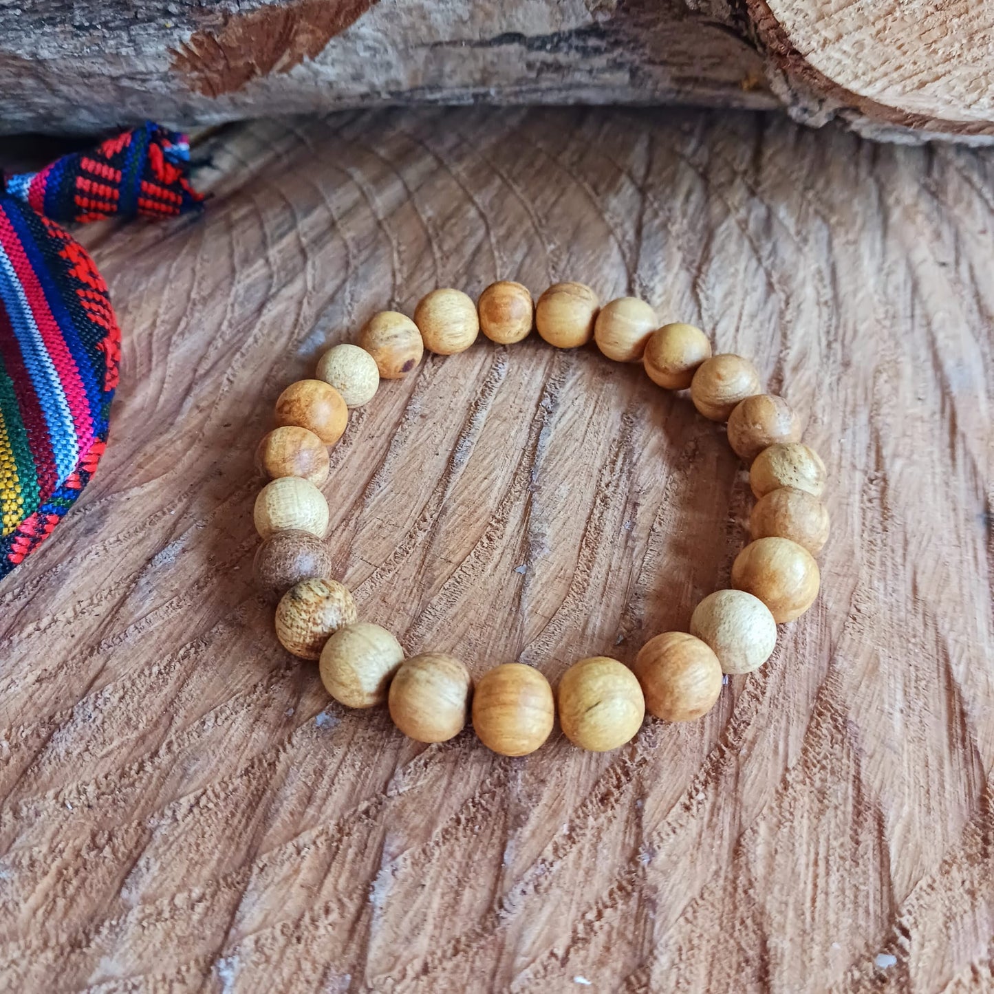 Palo Santo Wooden Bead Bracelet