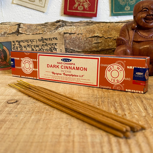 Dark Cinnamon Incense Sticks by Satya