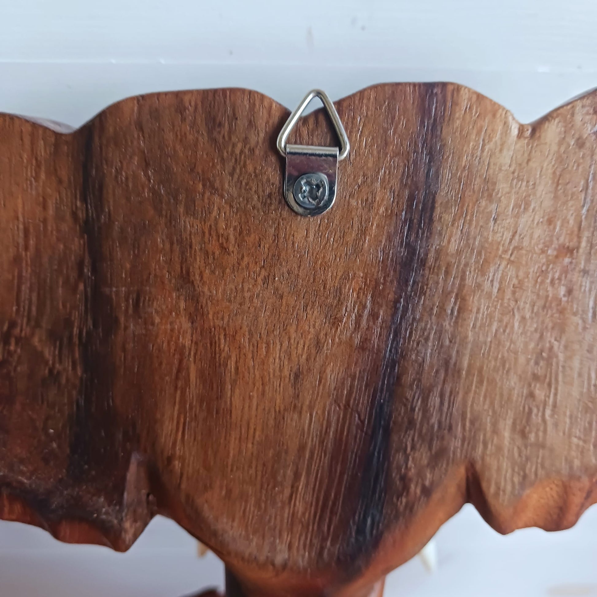 Hand Carved Elephant Head Wall Key | Coat Hanger