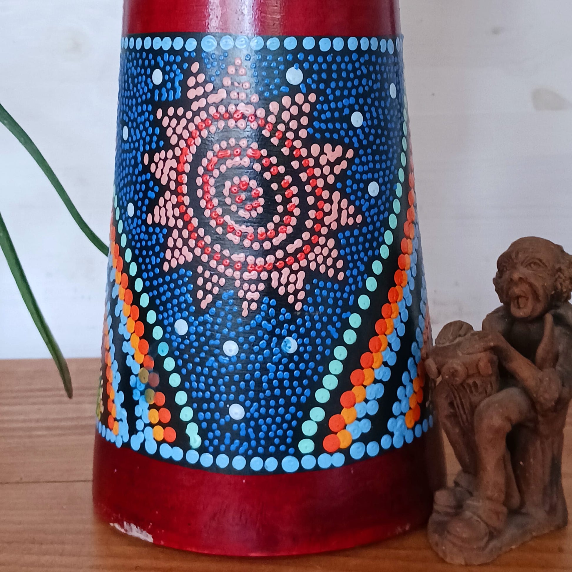 Painted Djembe Drum | 40cm