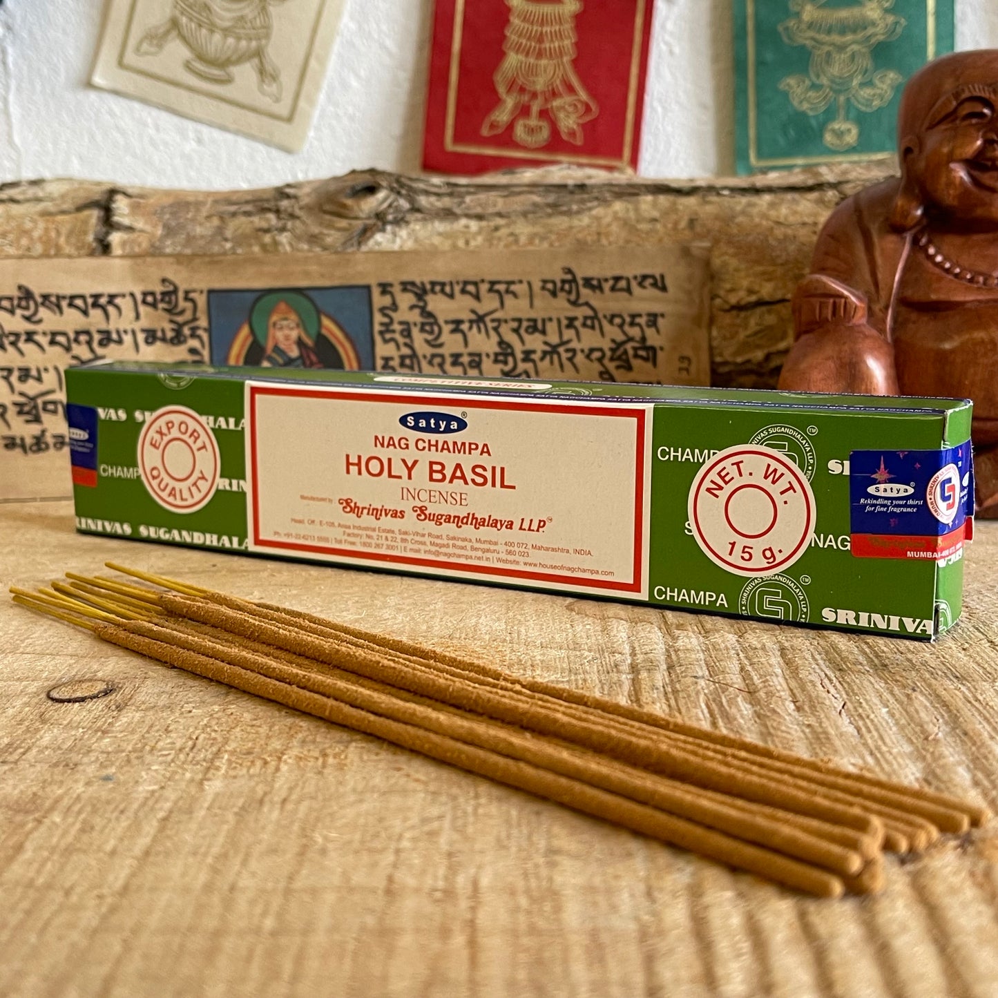 Satya Nag Champa Holy Basil Incense Sticks