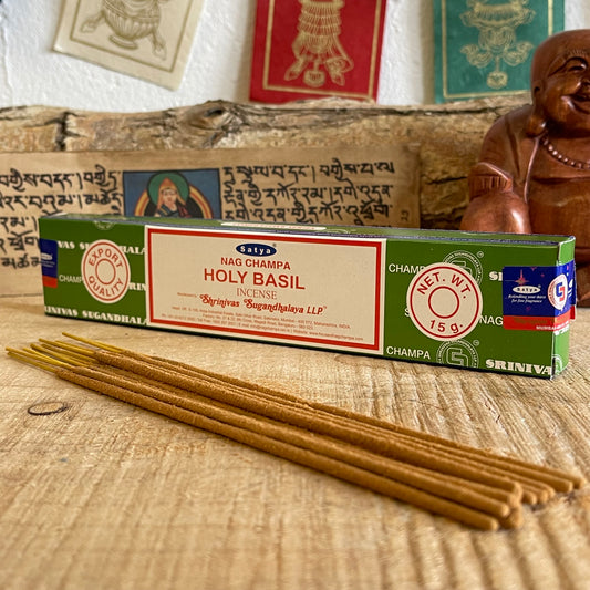 Satya Nag Champa Holy Basil Incense Sticks